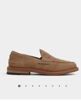 Aldo Men's Suede Penny Loafers in Light Brown